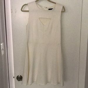 French Connection White Fit and Flare